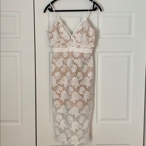 Vienna lace overlay dress